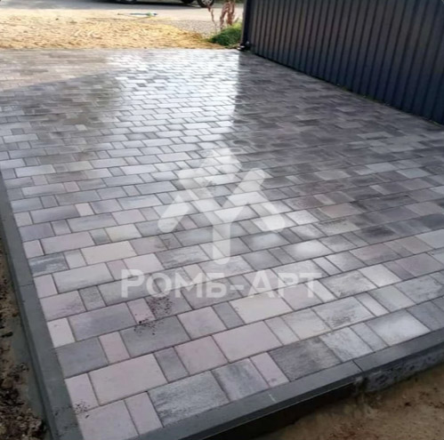 Фото укладки тротуарной плитки “Новый город”